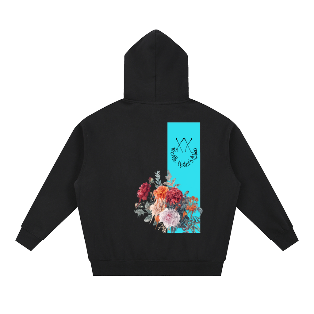 Flowers Oversized zip up